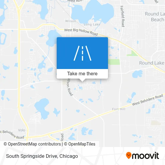 South Springside Drive map