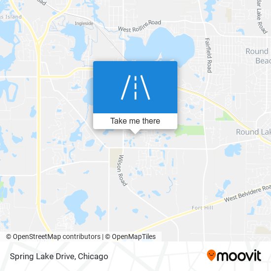 Spring Lake Drive map