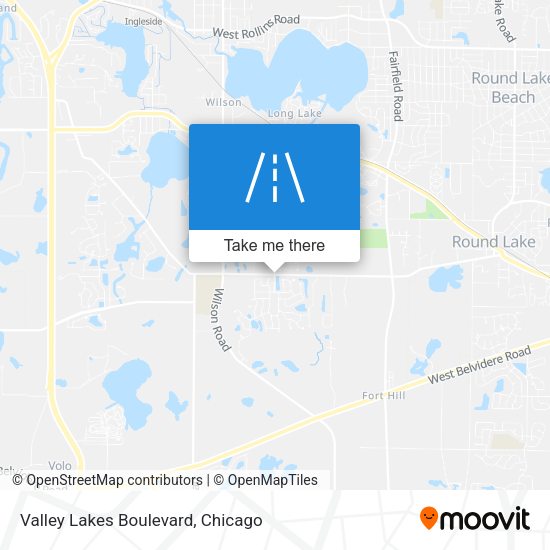 Valley Lakes Boulevard map