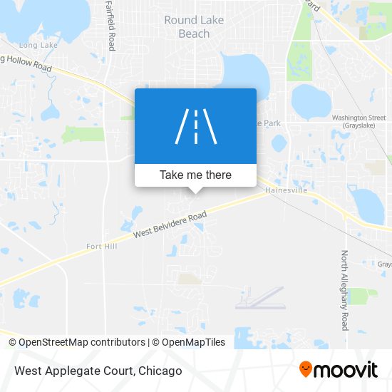 West Applegate Court map