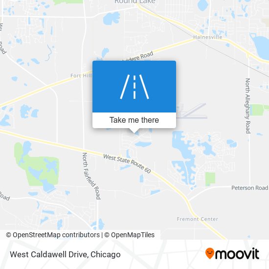 Mapa de West Caldawell Drive