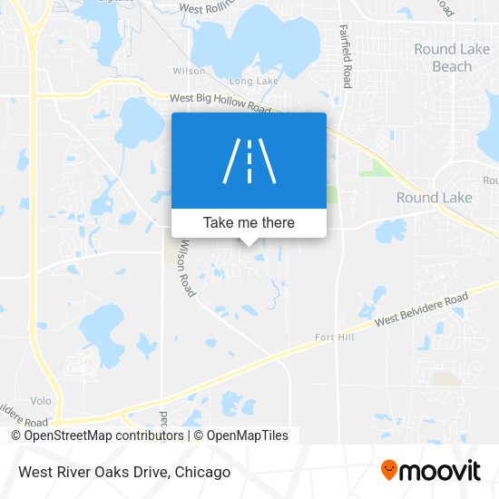 West River Oaks Drive map