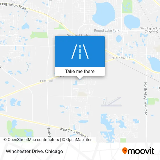 Winchester Drive map