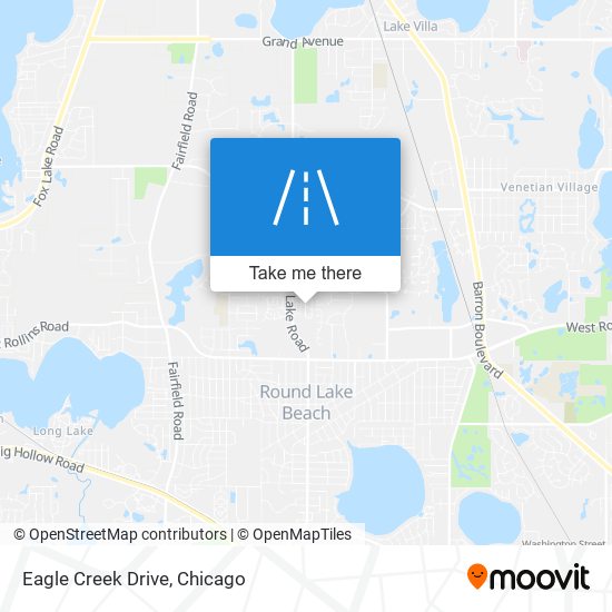 Eagle Creek Drive map