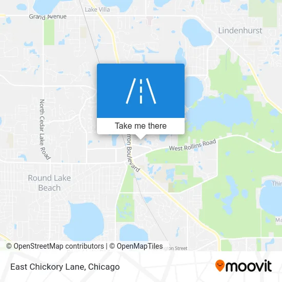 East Chickory Lane map