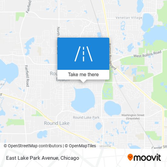 Mapa de East Lake Park Avenue