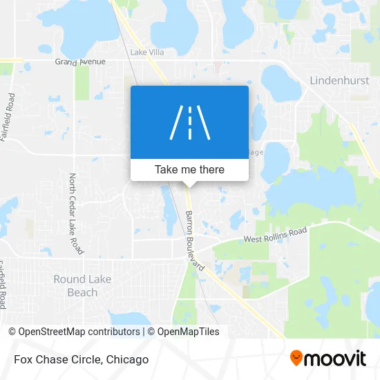 Fox Chase Circle map