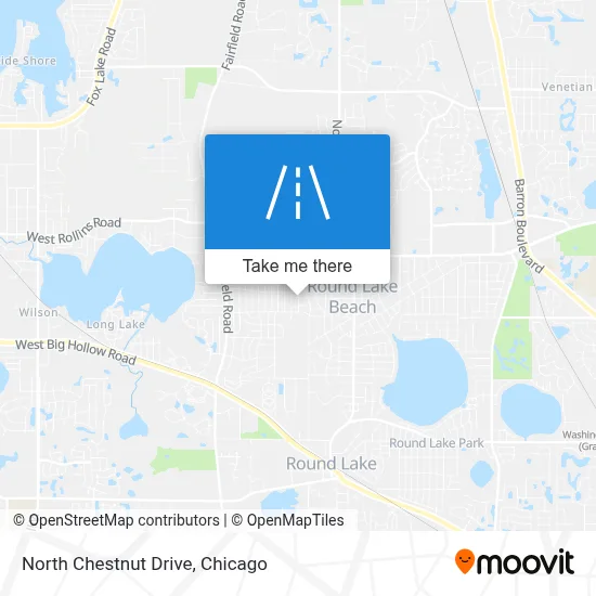 North Chestnut Drive map