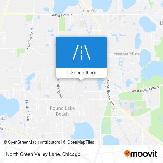 Mapa de North Green Valley Lane