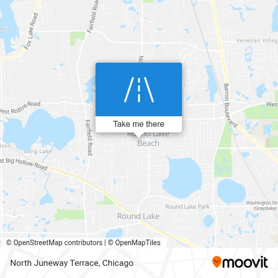 North Juneway Terrace map
