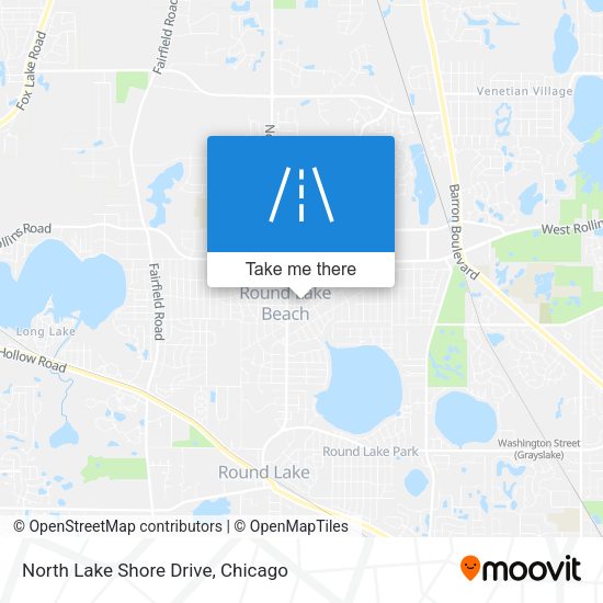 Mapa de North Lake Shore Drive