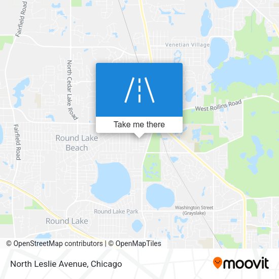 Mapa de North Leslie Avenue