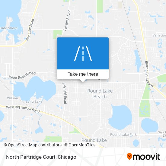 Mapa de North Partridge Court