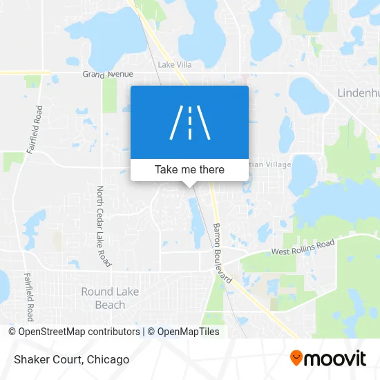 Shaker Court map