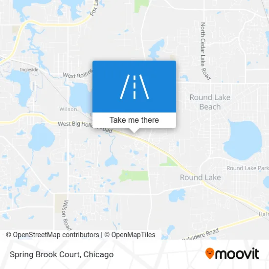 Spring Brook Court map