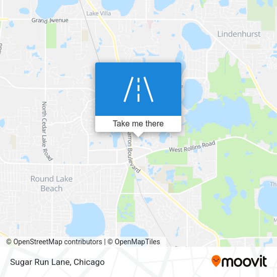 Mapa de Sugar Run Lane