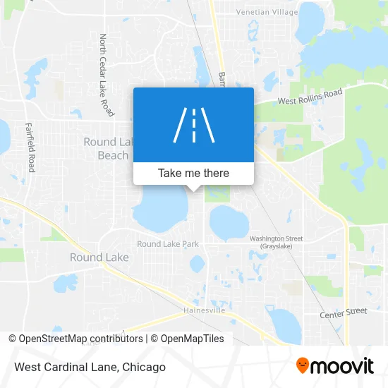 West Cardinal Lane map