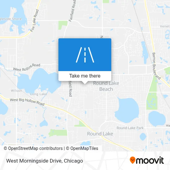 West Morningside Drive map