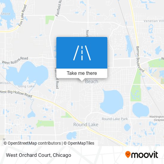 West Orchard Court map