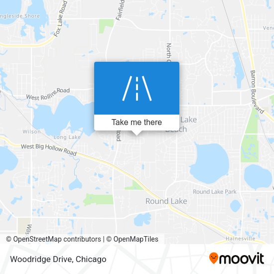 Mapa de Woodridge Drive