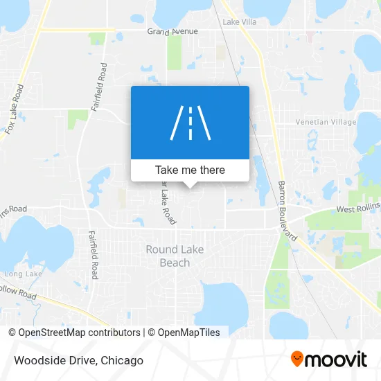 Woodside Drive map