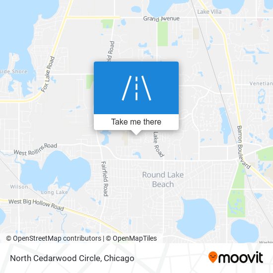 Mapa de North Cedarwood Circle