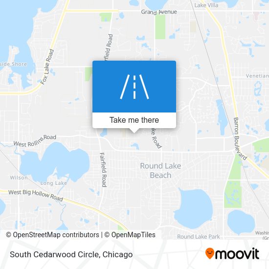 Mapa de South Cedarwood Circle