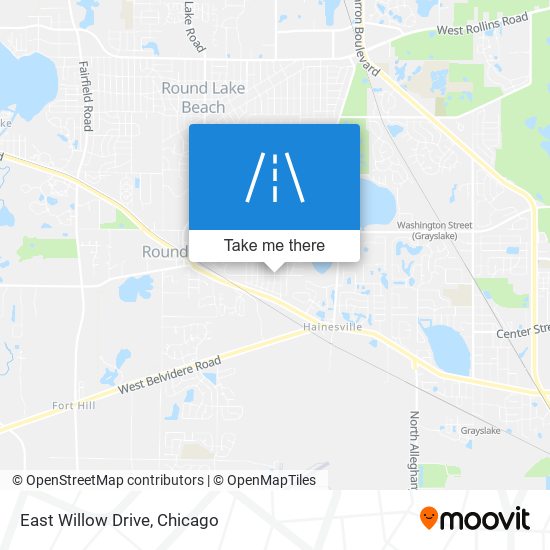 East Willow Drive map