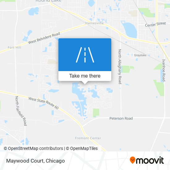 Maywood Court map