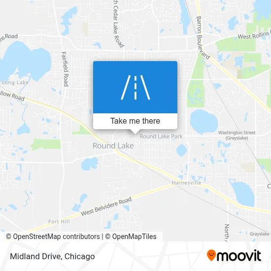 Midland Drive map