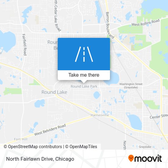North Fairlawn Drive map