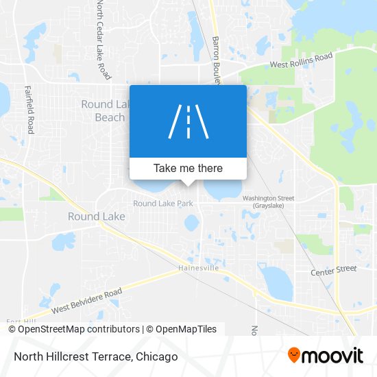 Mapa de North Hillcrest Terrace