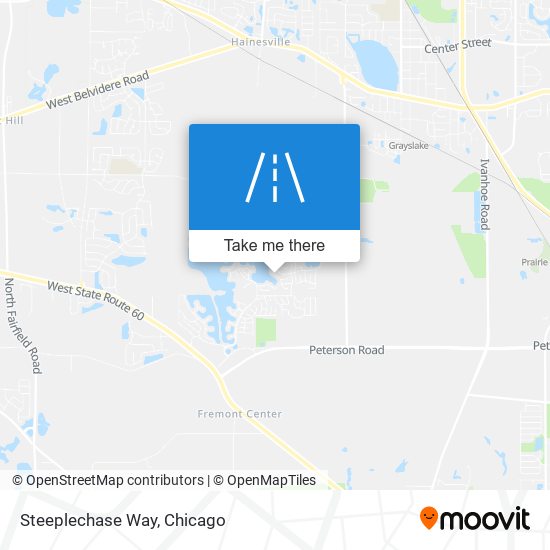 Steeplechase Way map