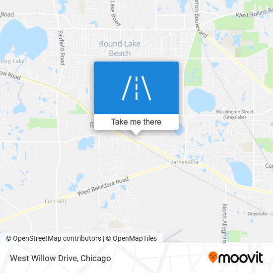 West Willow Drive map