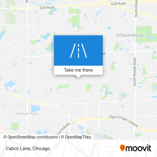 Cabot Lane map