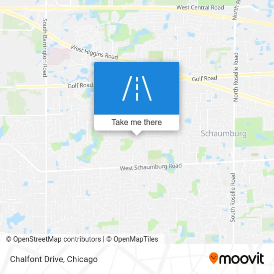 Chalfont Drive map