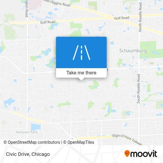 Civic Drive map