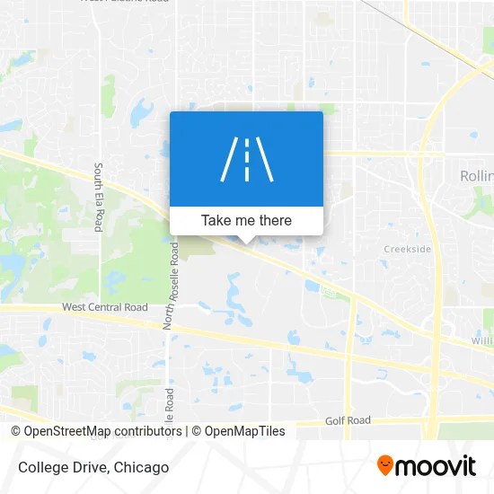 College Drive map