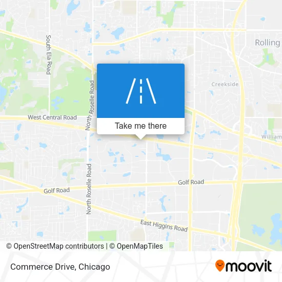 Commerce Drive map