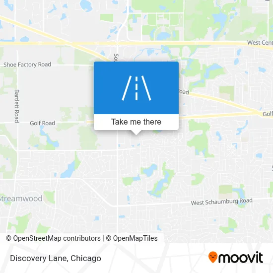 Discovery Lane map