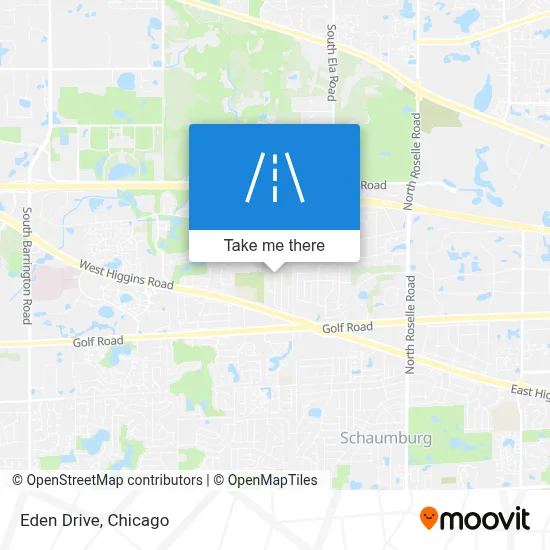 Eden Drive map