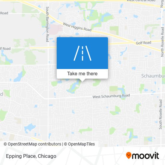 Epping Place map