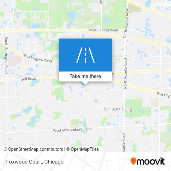 Mapa de Foxwood Court