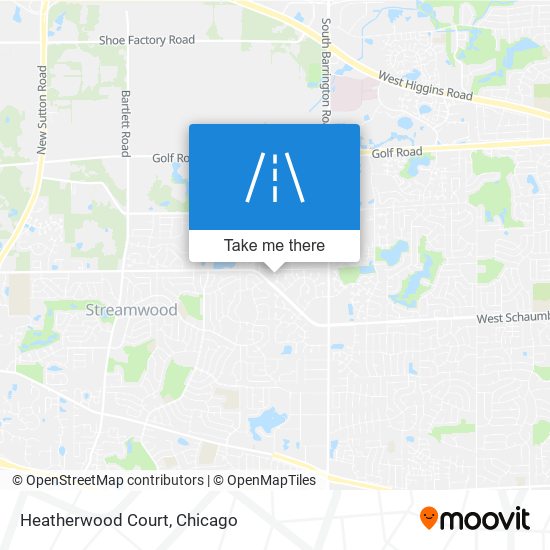 Mapa de Heatherwood Court