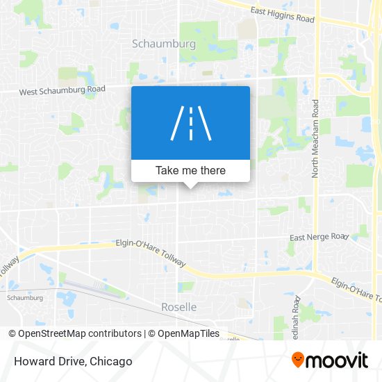 Howard Drive map