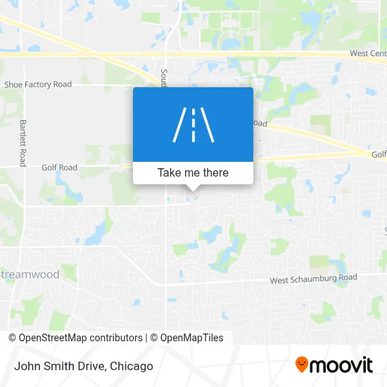 John Smith Drive map