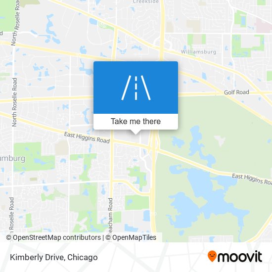 Mapa de Kimberly Drive
