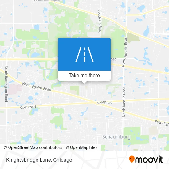 Knightsbridge Lane map