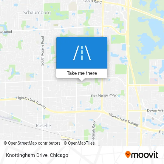 Knottingham Drive map