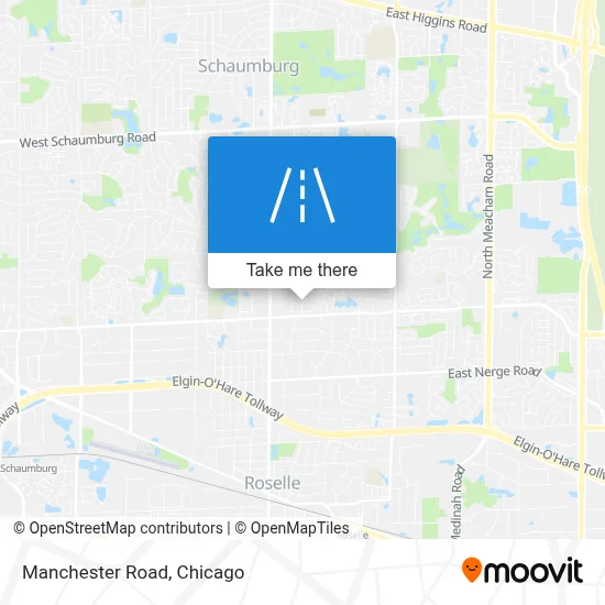 Manchester Road map